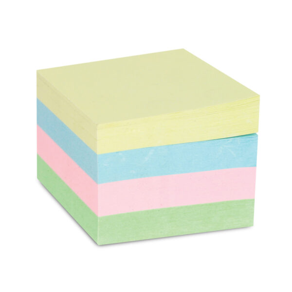 Block engomado post it 3 x 3 Colores Pastel 12 piezas.