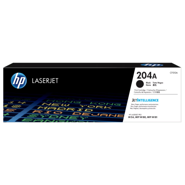 Cartucho de Tóner HP 204A Negro LaserJet Original CF510A