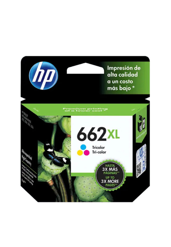 Cartucho de Tinta HP 662XL Tricolor Original Cz106al