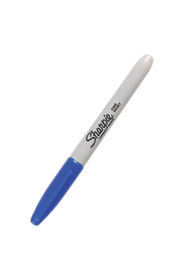 Marcador Plumón Permanente Sharpie Fino Azul