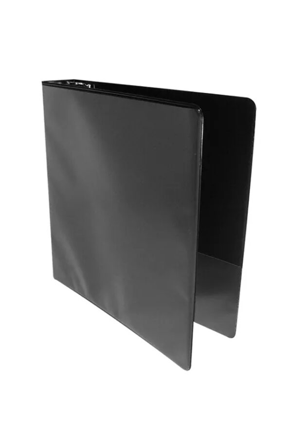 Carpeta de 3 aros color negro con Mica de 4