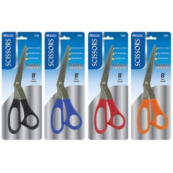 Tijeras 8” de mango plástico